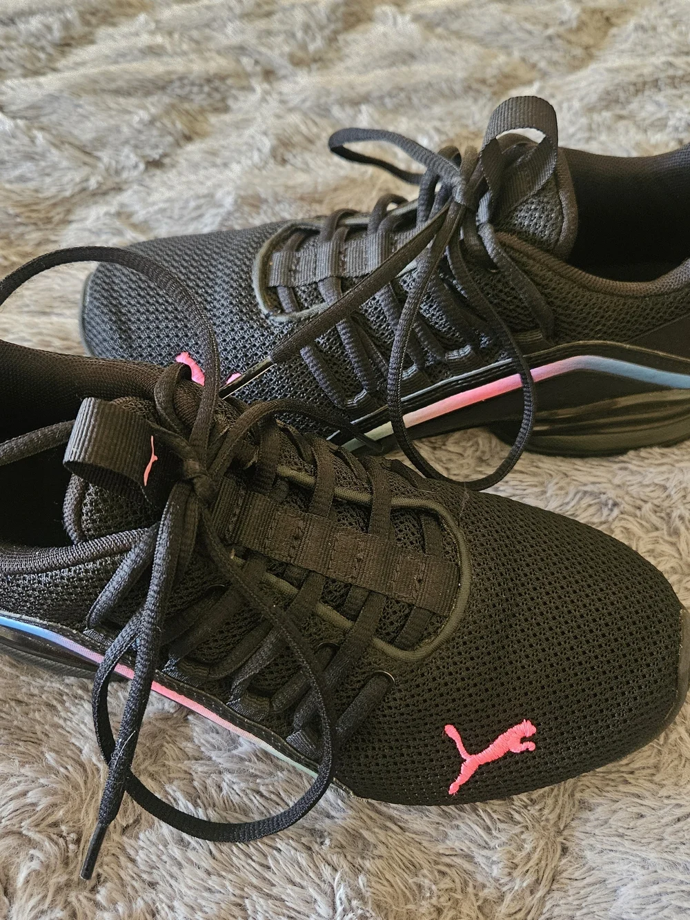 Puma Black Running Sneakers with SoftFoam+ Insole ArchTech